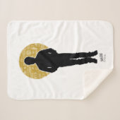 Seinfeld | Jerry Seinfeld Silhouette Sherpa Deken (Voorkant (horizontaal))