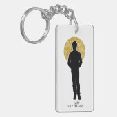 Seinfeld | Jerry Seinfeld Silhouette Sleutelhanger (Voorkant Links)