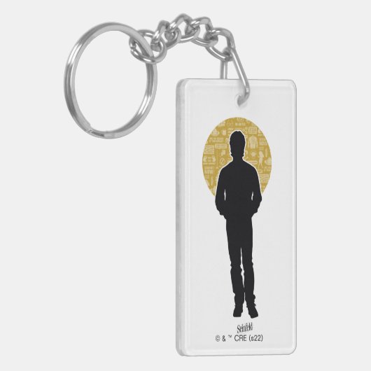 Seinfeld | Jerry Seinfeld Silhouette Sleutelhanger (Voorkant Links)