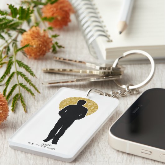 Seinfeld | Jerry Seinfeld Silhouette Sleutelhanger (Voorkant Rechts)