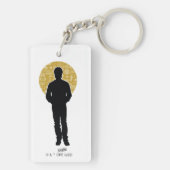 Seinfeld | Jerry Seinfeld Silhouette Sleutelhanger (achterkant)