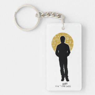 Seinfeld   Jerry Seinfeld Silhouette Sleutelhanger