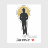 Seinfeld | Jerry Seinfeld Silhouette Sticker (Vel)