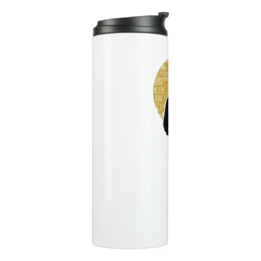 Seinfeld | Jerry Seinfeld Silhouette Thermosbeker (Gedraaid links)