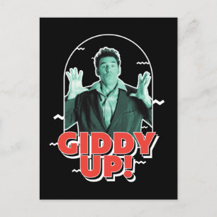 Seinfeld Kramer - Giddy Up! Briefkaart