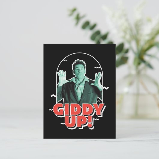Seinfeld | Kramer - Giddy Up! Briefkaart (Staand voorkant)