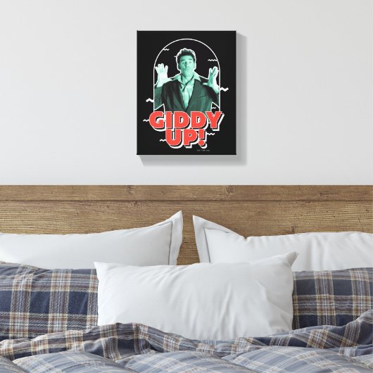 Seinfeld | Kramer - Giddy Up! Canvas Afdruk (Insitu (Slaapkamer))