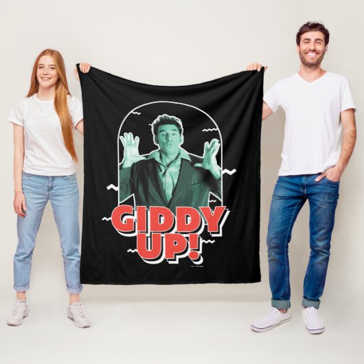 Seinfeld | Kramer - Giddy Up! Fleece Deken (In situ)