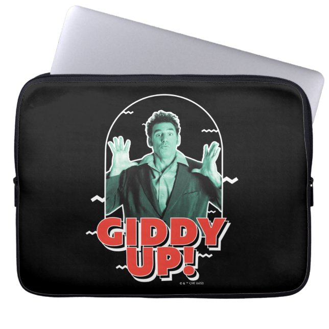 Seinfeld | Kramer - Giddy Up! Laptop Sleeve (Voorkant)