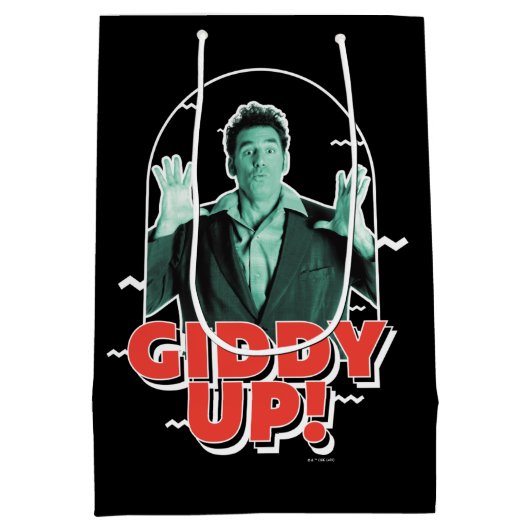 Seinfeld | Kramer - Giddy Up! Medium Cadeauzakje (Achterkant)