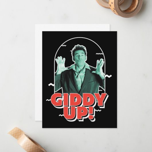 Seinfeld | Kramer - Giddy Up! Notitiekaartje (Voorkant / Achterkant in situ)