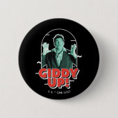 Seinfeld | Kramer - Giddy Up! Ronde Button 5,7 Cm (Voorkant)