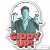 Seinfeld | Kramer - Giddy Up! Sticker (Voorkant)