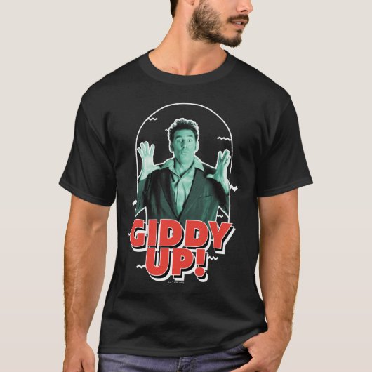Seinfeld | Kramer - Giddy Up! T-shirt (Voorkant)