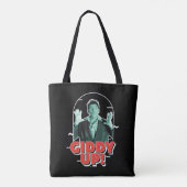 Seinfeld | Kramer - Giddy Up! Tote Bag (Achterkant)