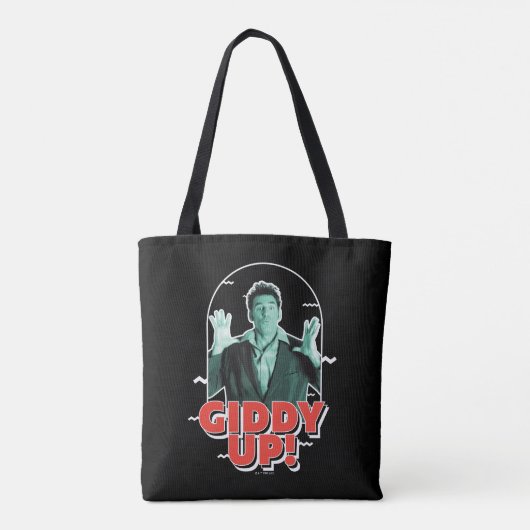 Seinfeld | Kramer - Giddy Up! Tote Bag (Achterkant)