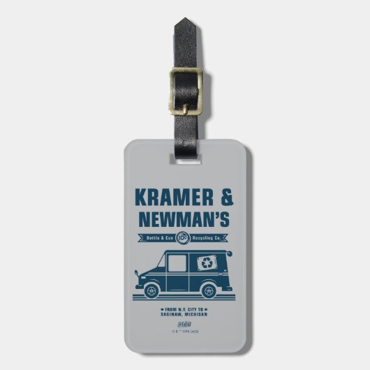 Seinfeld | Kramer & Newmans Recycling Co. Bagagelabel (Voorkant verticaal)