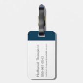 Seinfeld | Kramer & Newmans Recycling Co. Bagagelabel (Achterkant verticaal)