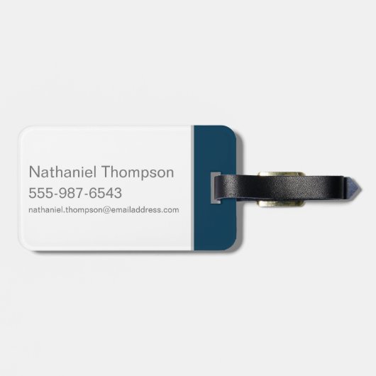 Seinfeld | Kramer & Newmans Recycling Co. Bagagelabel (Achterkant horizontaal)