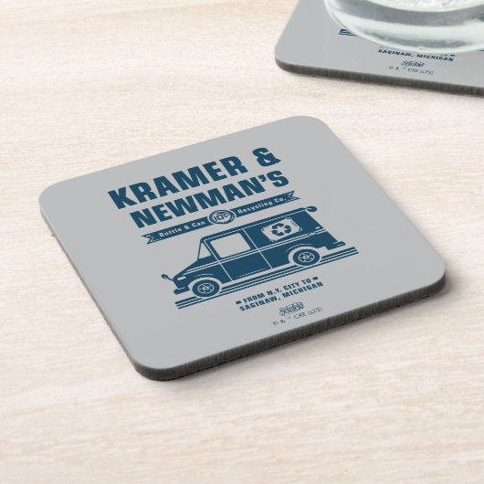 Seinfeld | Kramer & Newmans Recycling Co. Bier Onderzetter (Linkerzijde)
