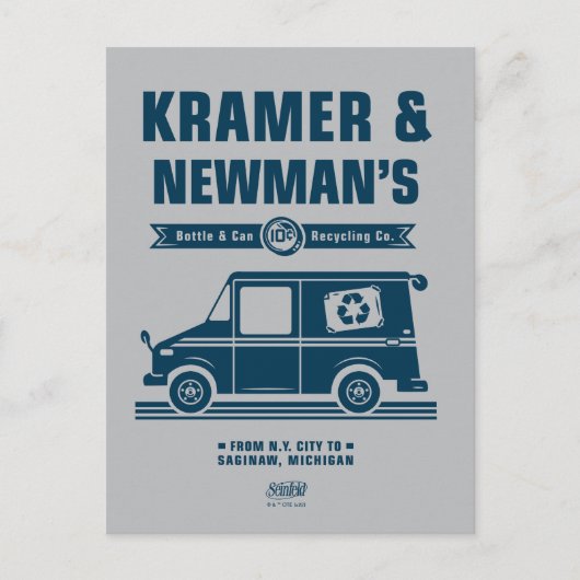 Seinfeld | Kramer & Newmans Recycling Co. Briefkaart (Voorkant)