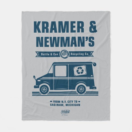 Seinfeld | Kramer & Newman's Recycling Co. Fleece Deken (Voorkant)