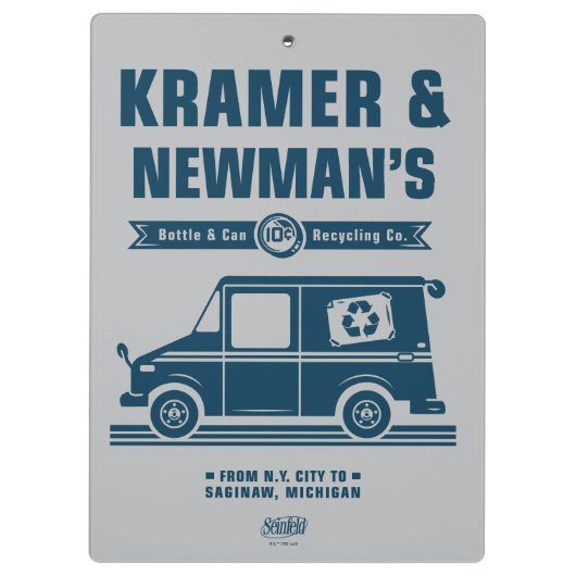 Seinfeld | Kramer & Newman's Recycling Co. Klembord (Achterkant)