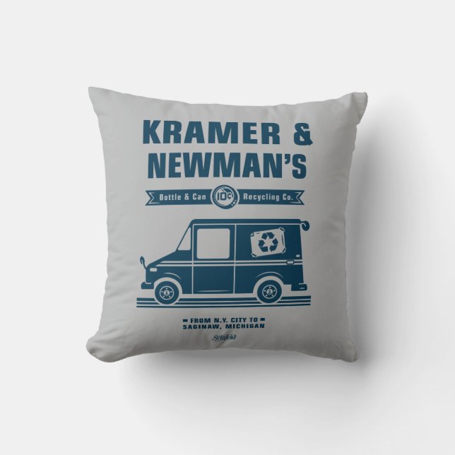 Seinfeld | Kramer & Newmans Recycling Co. Kussen (Voorkant)