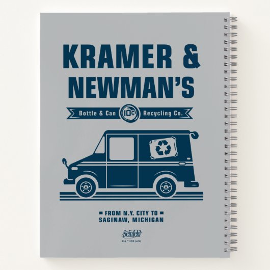 Seinfeld | Kramer & Newmans Recycling Co. Notitieboek (Achterkant)