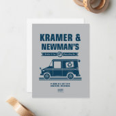 Seinfeld | Kramer & Newman's Recycling Co. Notitiekaartje (Voorkant / Achterkant in situ)