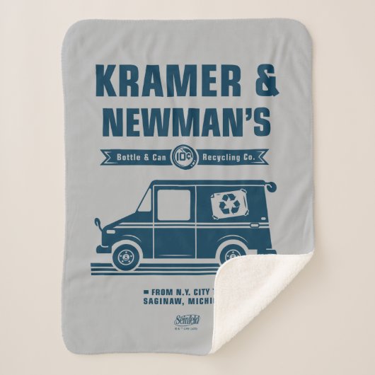 Seinfeld | Kramer & Newmans Recycling Co. Sherpa Deken (Voorkant)