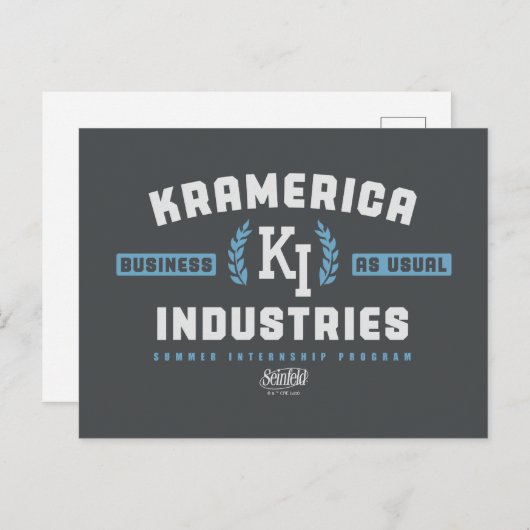 Seinfeld | Kramerica Industries Briefkaart (Voorkant / Achterkant)