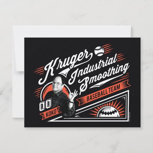 Seinfeld | Kruger Industrial Baseball Team Notitiekaartje (Voorkant)