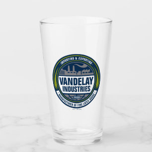 Seinfeld   Logo Vandelay Industries Glas