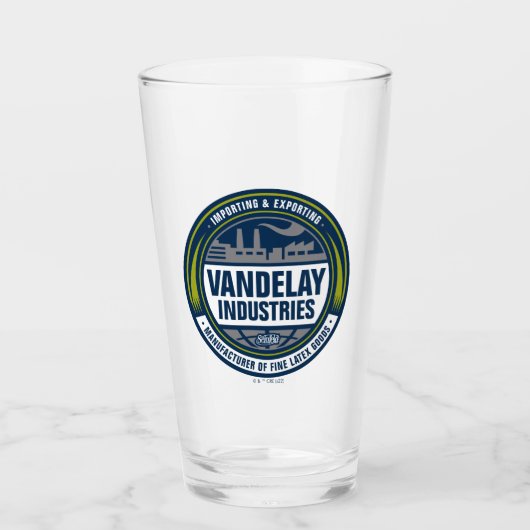 Seinfeld | Logo Vandelay Industries Glas (Voorkant)