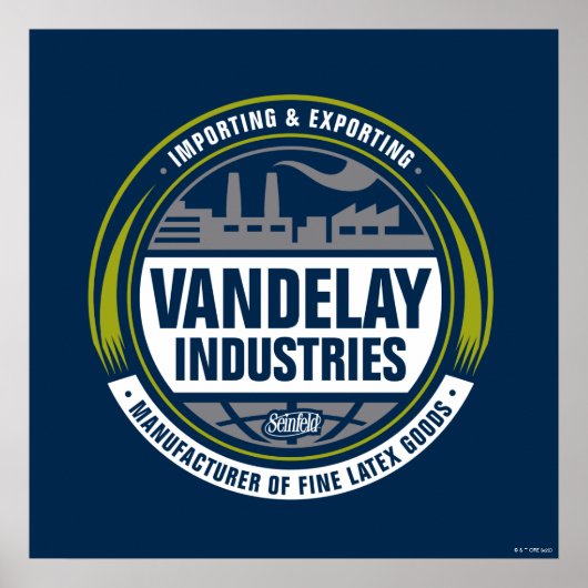Seinfeld | Logo Vandelay Industries Poster (Voorkant)