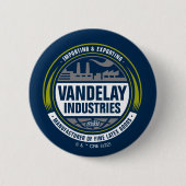 Seinfeld | Logo Vandelay Industries Ronde Button 5,7 Cm (Voorkant)