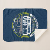 Seinfeld | Logo Vandelay Industries Sherpa Deken (Voorkant (horizontaal))