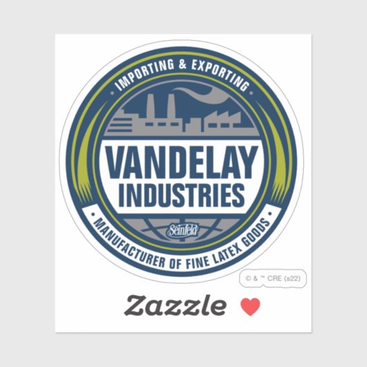 Seinfeld | Logo Vandelay Industries Sticker (Vel)