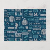 Seinfeld | Meme Pattern Briefkaart (Voorkant)