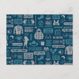 Seinfeld Meme Pattern Briefkaart