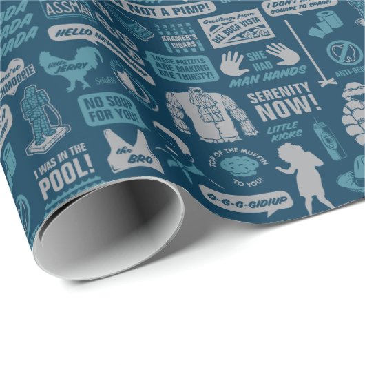 Seinfeld | Meme Pattern Cadeaupapier (Rol Hoek)