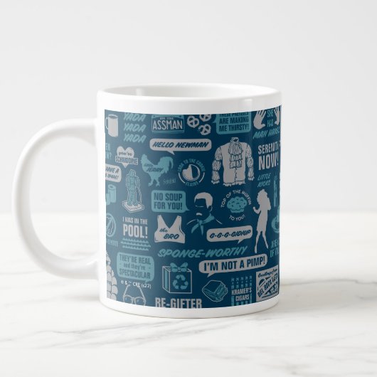 Seinfeld | Meme Pattern Grote Koffiekop (Links)