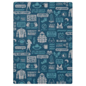 Seinfeld | Meme Pattern Klembord (Achterkant)