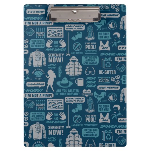 Seinfeld | Meme Pattern Klembord (Voorkant)