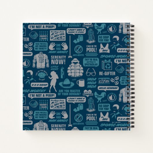 Seinfeld | Meme Pattern Notitieboek (Achterkant)