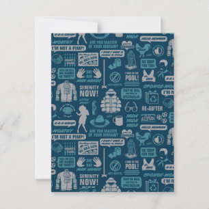 Seinfeld Meme Pattern Notitiekaartje