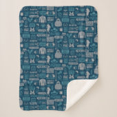 Seinfeld | Meme Pattern Sherpa Deken (Voorkant)