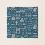 Seinfeld | Meme Pattern Sjaal<br><div class="desc">Bekijk dit leuke patroon met grappen uit de Seinfeld TV-serie!</div>