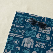 Seinfeld | Meme Pattern Strandlaken (In situ)